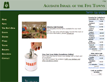Tablet Screenshot of agudah5t.org